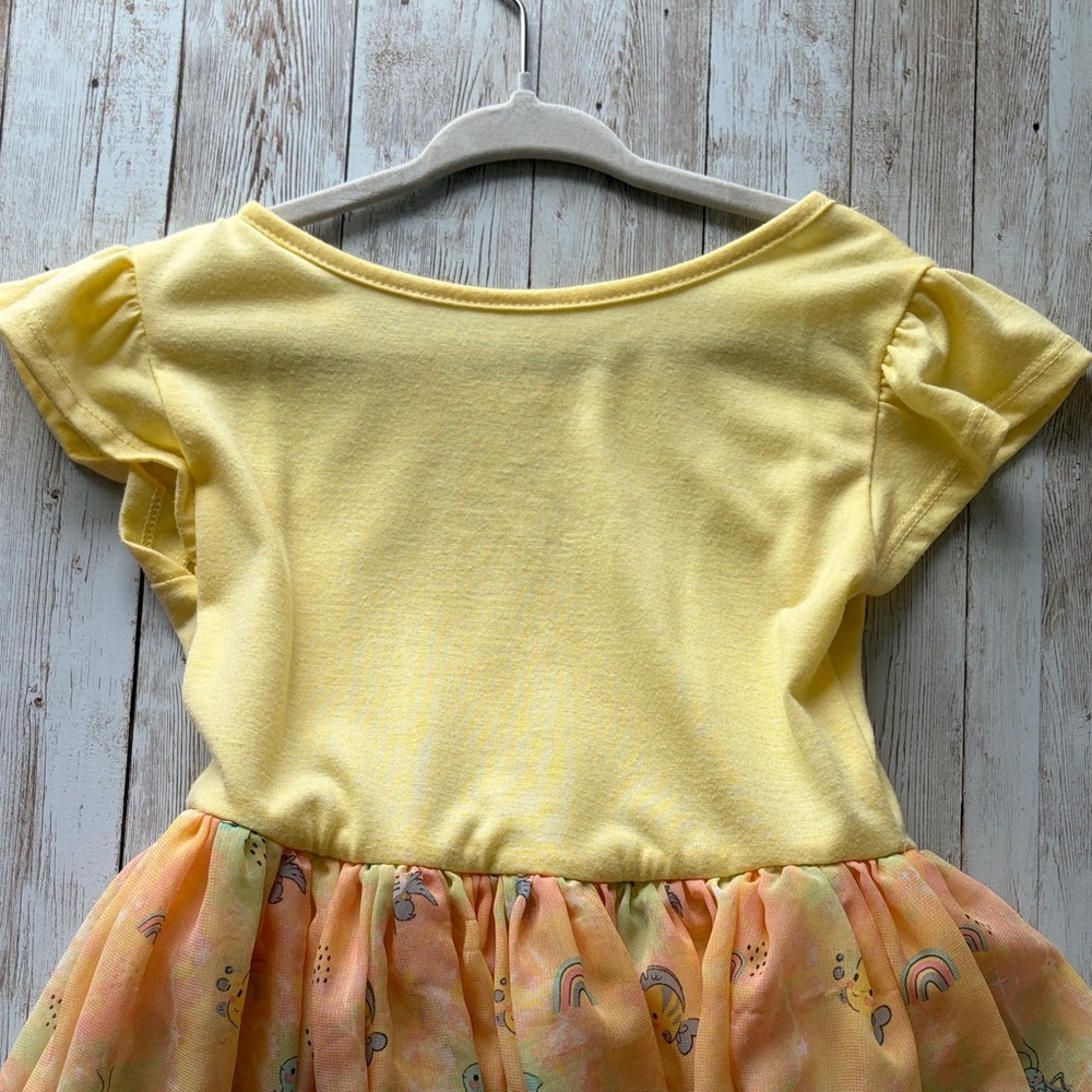 Disney Yellow Princess Kids Dress - Picture 3 of 4
